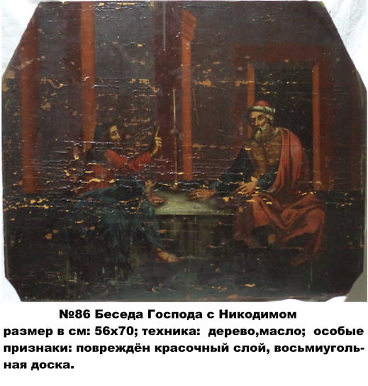 Фотографии икон, сделанные до помещения их в запасник