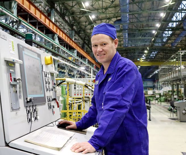 Трубопрокатчик Чепецкого механического завода Георгий Яковлев