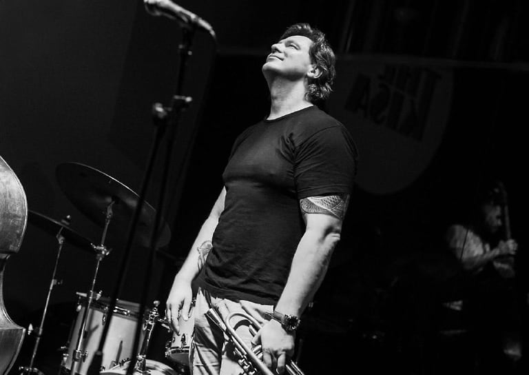 Звезда российской джазовой сцены, трубач, телеведущий  Вадим Эйленкриг