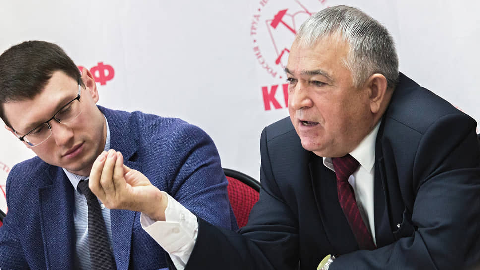 Список кандидатов КПРФ от Татарстана на выборах в Госдуму могут возглавить Хафиз Миргалимов (справа) и Артем Прокофьев (слева)