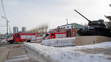 Пожар в Казанском танковом училище потушили