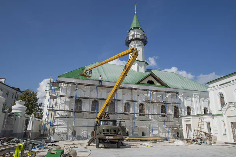 В Казани завершается реставрация мечети Аль-Марджани.