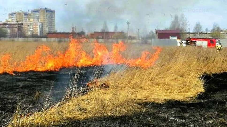 С начала весны в Чувашии произошло 69 ландшафтных пожаров