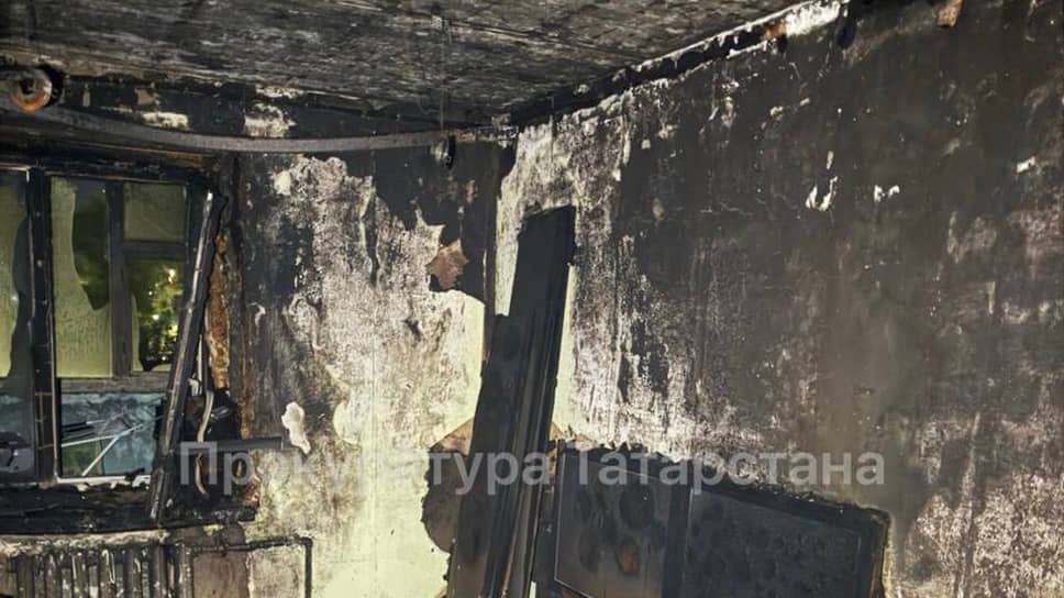 Два человека погибли при пожаре в Бугульме