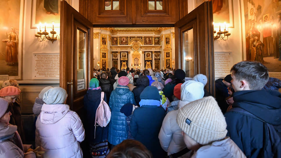 В Казанском соборе Богородицкого монастыря