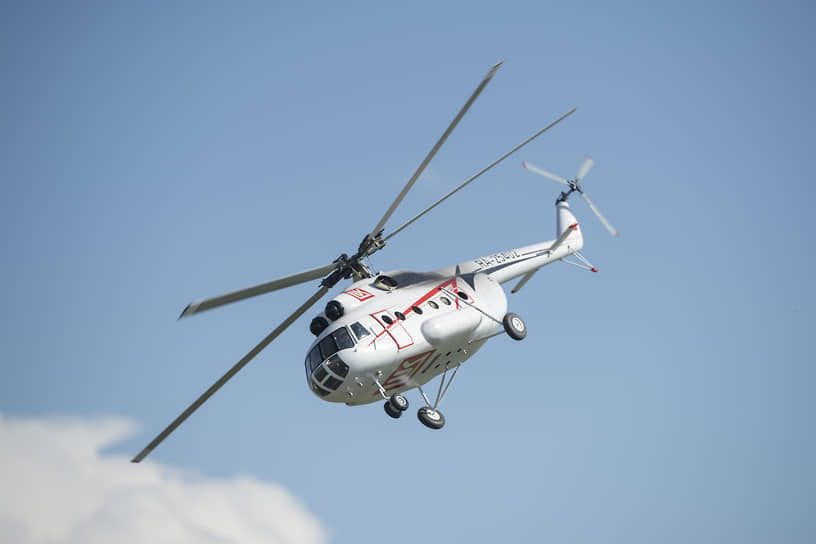 Модель вертолета Ми-8 на показательных выступлениях радиоуправляемых моделей авиационного спортивного клуба &quot;РусДжет&quot;