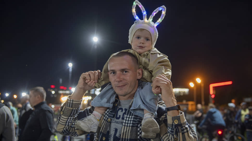 «Ночной велофест» в Казани