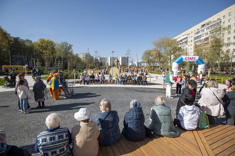 Открытие первого инклюзивного бульвара по ул. Серова