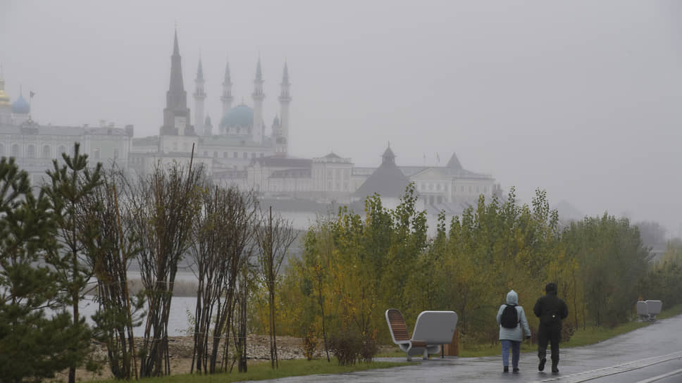 Вид на Казанский кремль