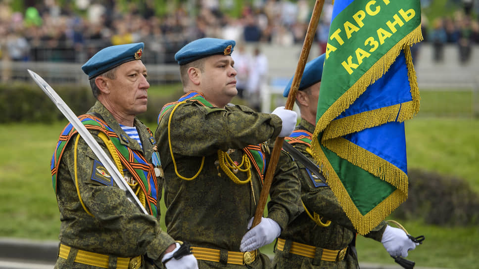 Военный парад на площади Тысячелетия Казани, посвященный 80-ой годовщине Победы в Великой Отечественной войне