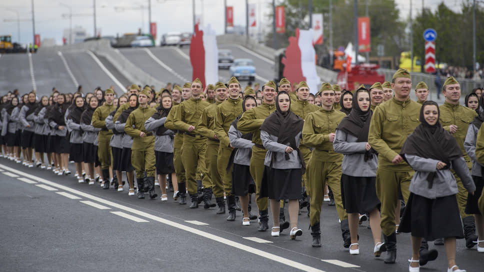 Военный парад на площади Тысячелетия Казани, посвященный 80-ой годовщине Победы в Великой Отечественной войне
