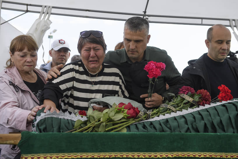 Прощание с болельщиком «Ак Барса» 