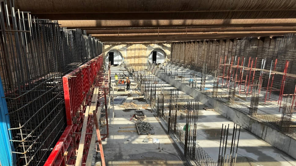 Строительство первого участка второй линии Казанского метро