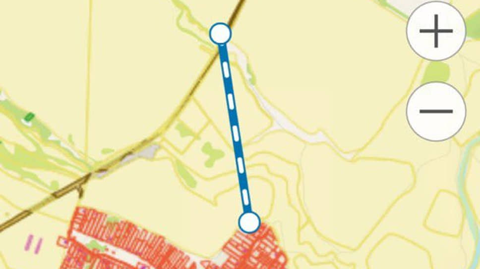 Расстояние от места стройки до ближайшего поселка 