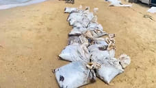 Водолазы подняли 128 мешков мазута со дна моря в Анапе