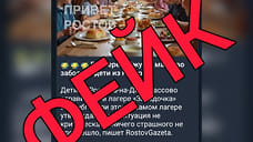 Власти Кубани опровергли новость о массовом отравлении детей из Ростова-на-Дону