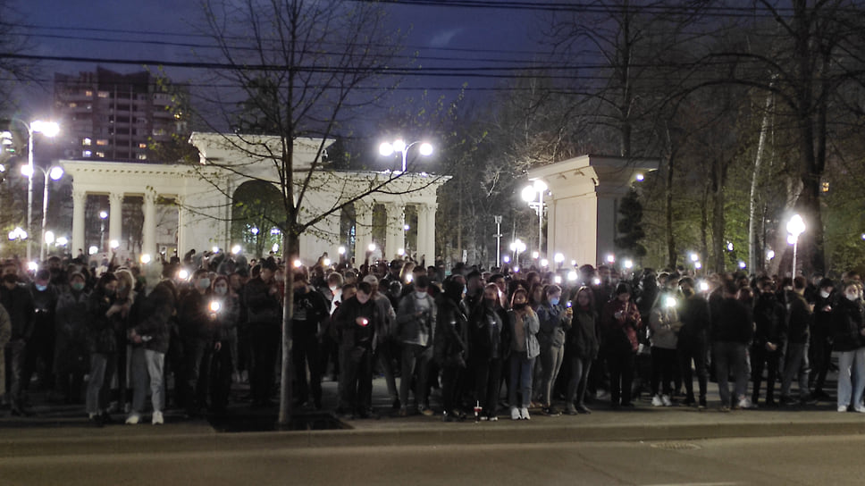 Правил дорожного движения митингующие не нарушали