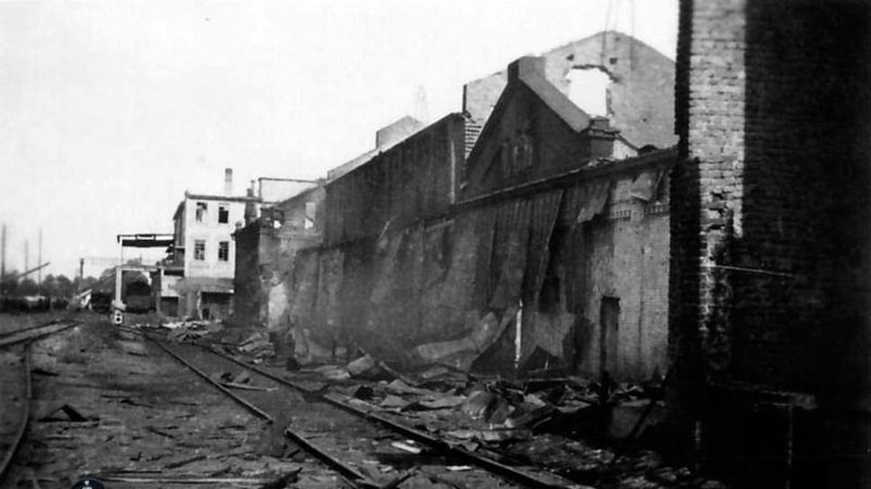 Краснодар. На путях станции Краснодар-1, осень 1942 года. Фото из альбома немецкого военнослужащего
