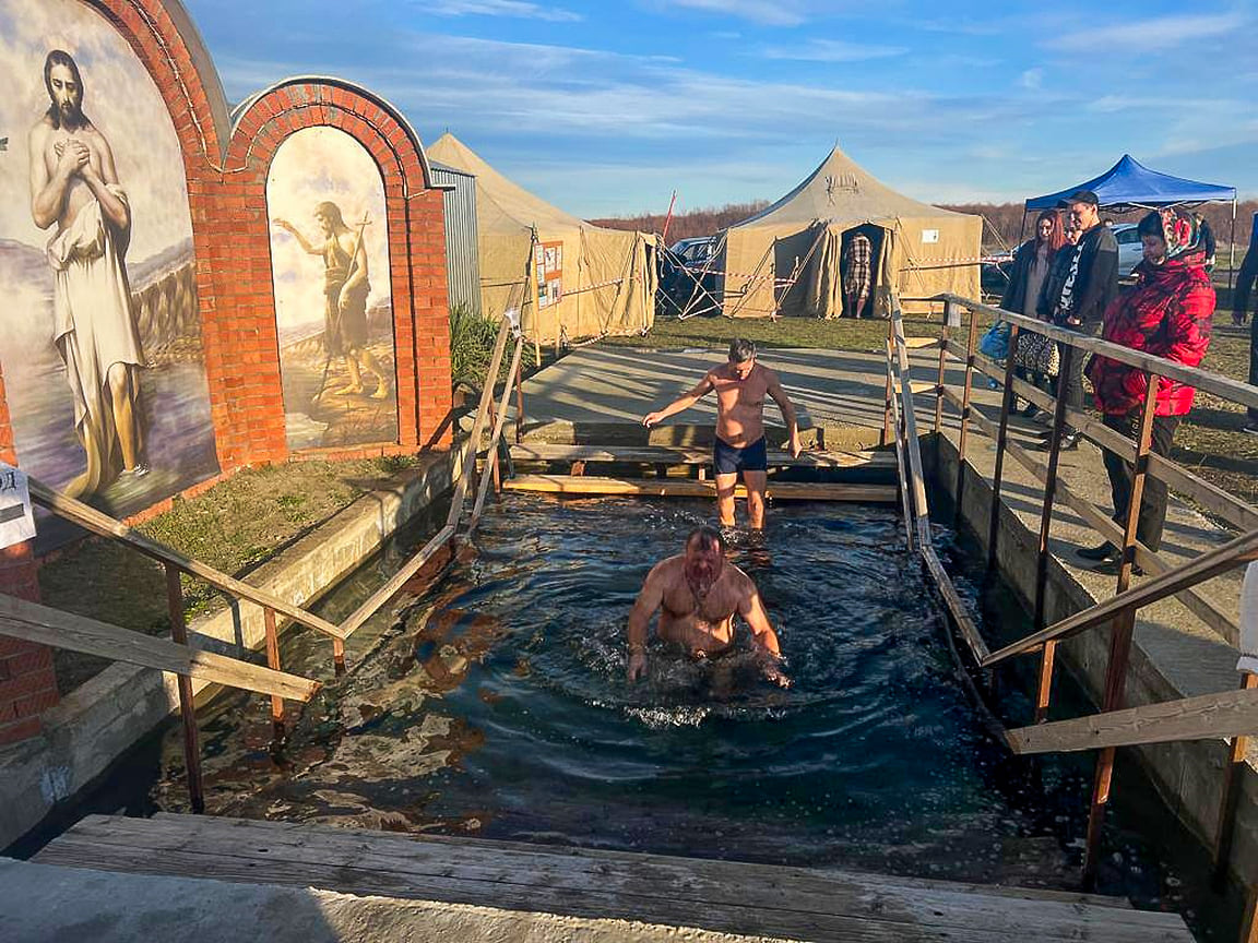 Крещенские купания в Краснодаре