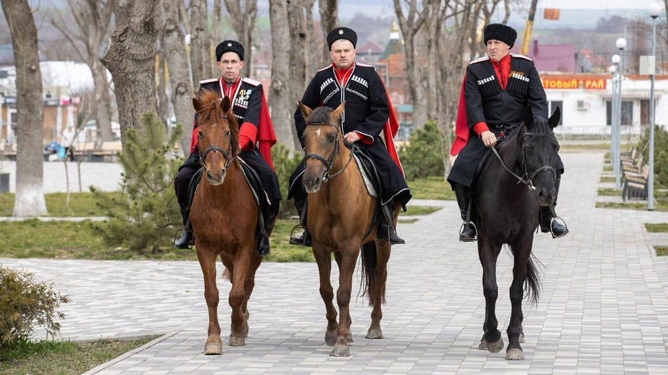 «Гостагаевские казаки настолько спешили проголосовать, что решили доехать до избирательного участка на лошадях»,— сообщает Кубанское казачье войско 