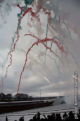 Церемония спуска на воду речного самоходного судна &quot;Капитан Рузманкин&quot; состоялась на &quot;Окской судоверфи&quot;
