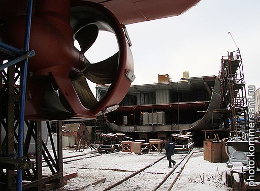 Вид на производство &quot;Окской судоверфи&quot;.
