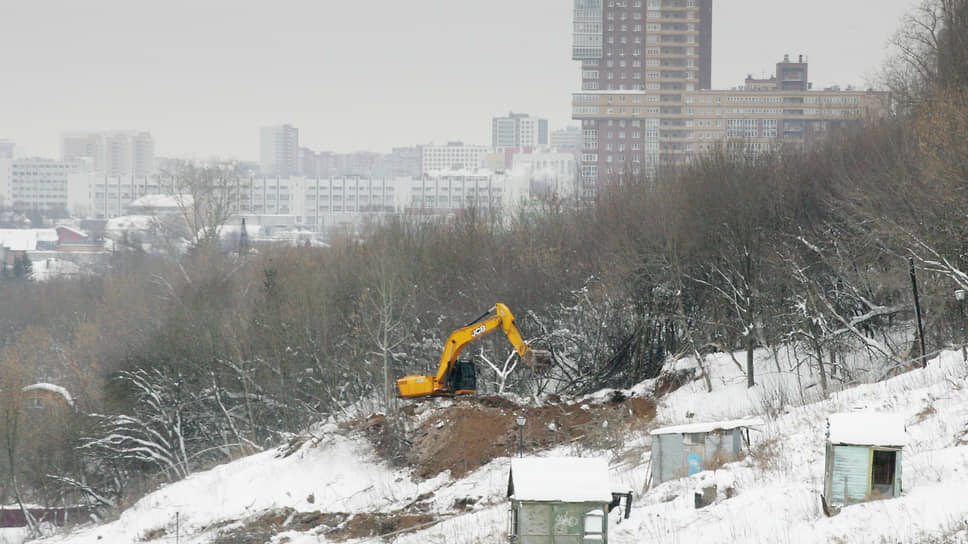 В овраге Усиловского микрорайона начались подготовительные работы