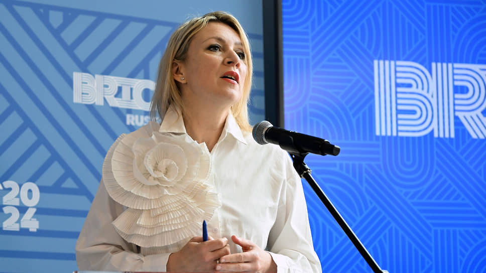 Официальный представитель МИД РФ Мария Захарова