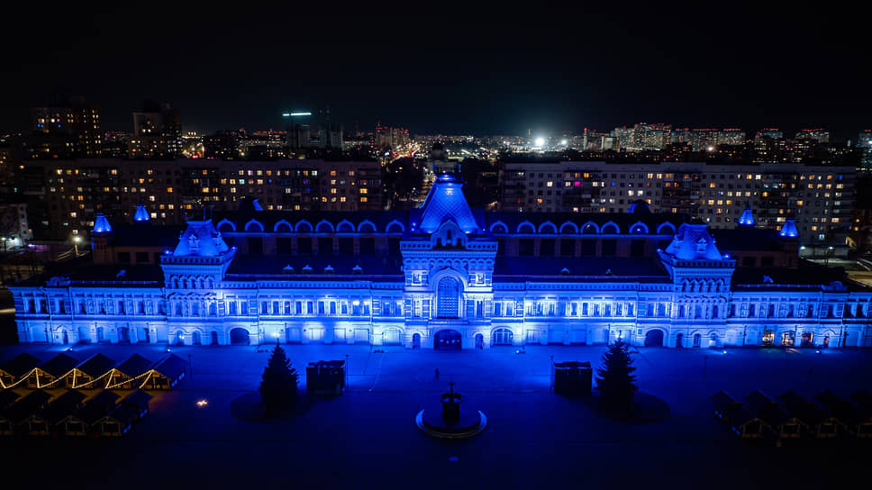 Подсветка на Нижегородской ярмарке