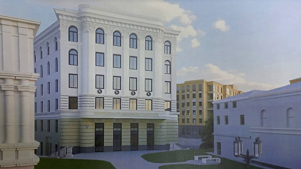 Эскиз гостиницы «Savoy Покровская»
