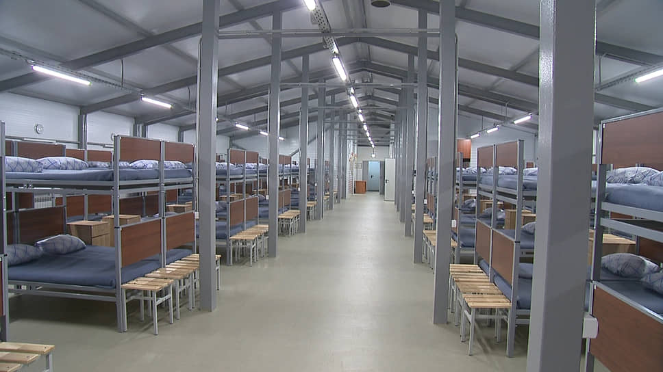 Модульная казарма рассчитана на 120 человек