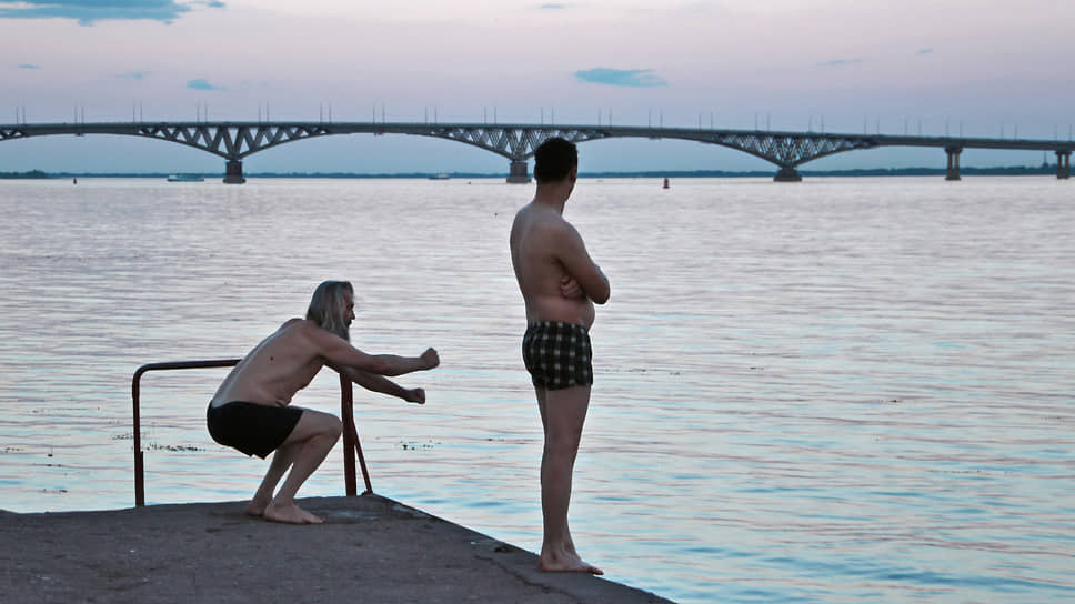 В районе Саратова Волга больше напоминает наше Горьковское море