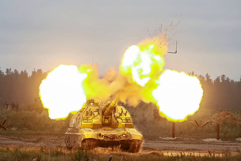 На полигоне Мулино проходил основной этап военных учений