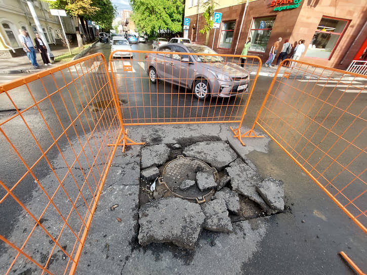 Неделя в Нижнем Новгороде началась с сильного ливня