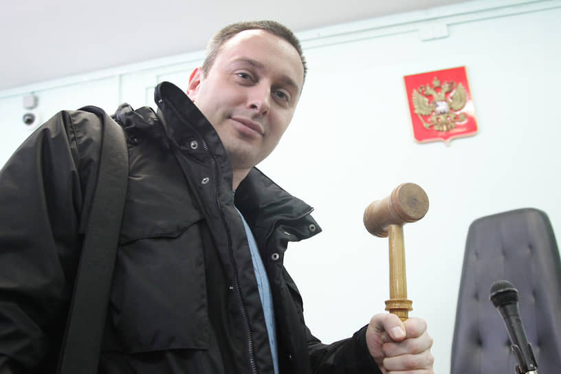 Журналист «Ъ-Приволжье» Роман Кряжев в зале судебных заседаний