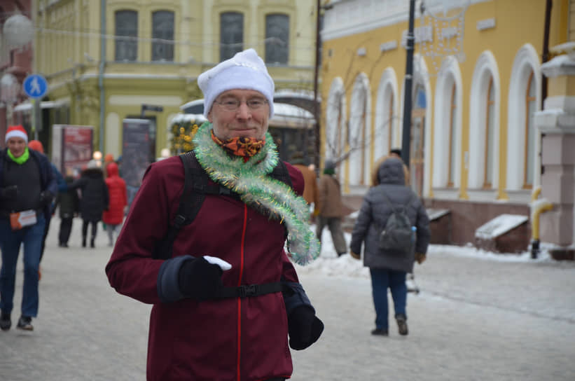 Традиционный забег пожеланий и обещаний в Нижнем Новгороде 1 января 2025 года