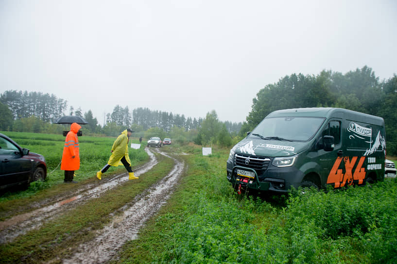 Промежуточный пункт гоночной трассы