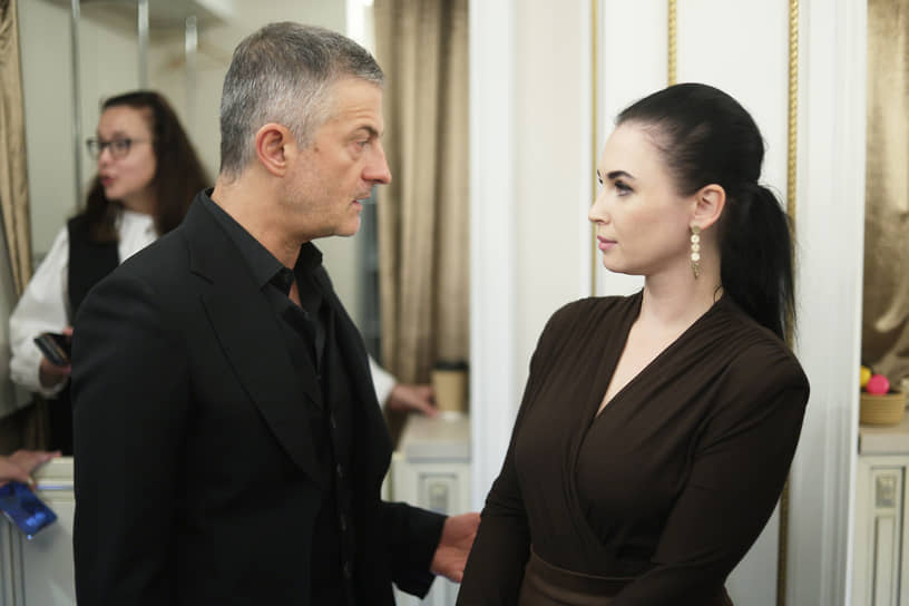 Нижегородский отельер Дмитрий Володин и директор Русского музея фотографии Ксения Федосеева-Царицынская, 