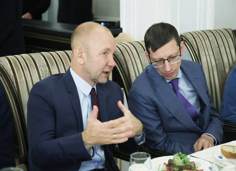 Председатель совета директоров ГК «Сладкая жизнь» Альберт Гусев и заместитель губернатора Нижегородской области Егор Поляков