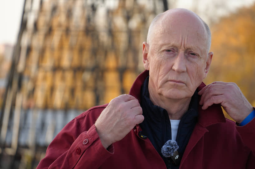 Правнук инженера Владимира Шухова, президент фонда «Шуховская башня»  Владимир Шухов перед началом церемонии