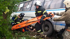 Пассажирский автобус сбил двух человек на остановке в Алтайском крае