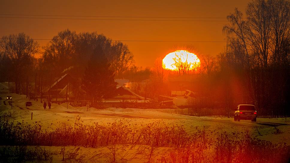 Морозы в Новосибирске