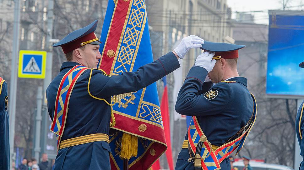 Репетиция парада Победы в Новосибирске