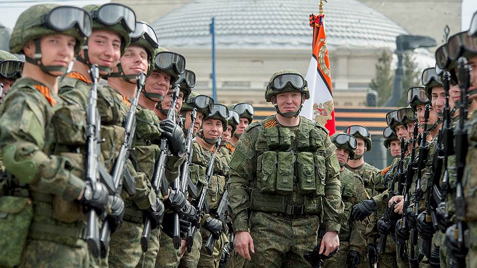 Репетиция парада Победы в Новосибирске