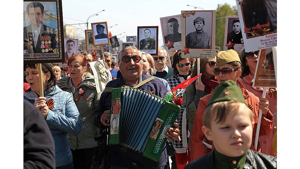 Акция памяти «Бессмертный полк» в Новокузнецке