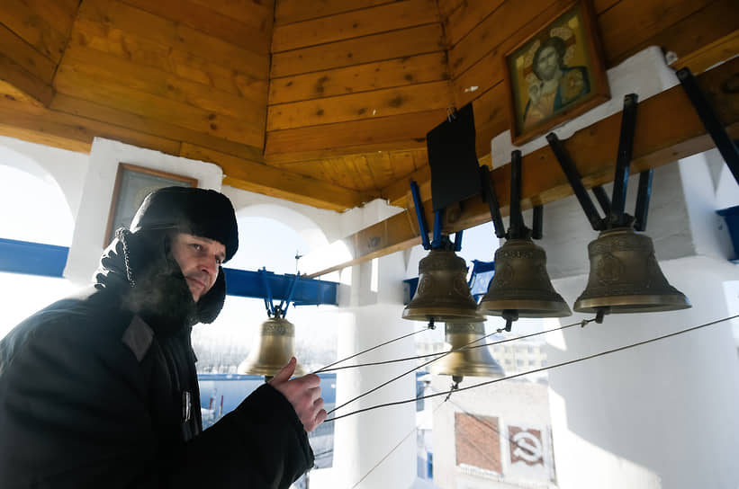 Празднование Крещения Господня в исправительной колонии №18 в Новосибирске