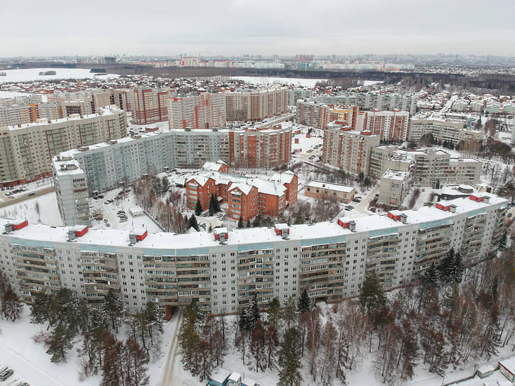 Рабочий поселок Краснообск в Новосибирской области