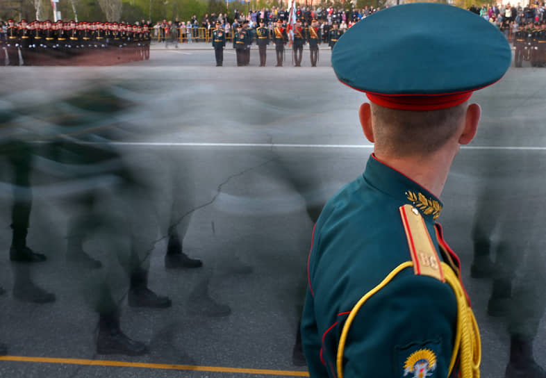 Репетиция Военного парада в Омске