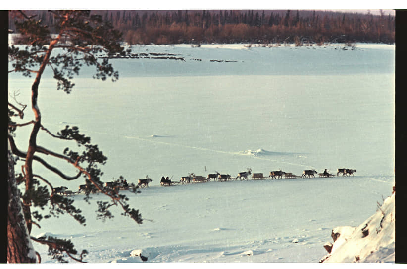 На Нижней Тунгуске. СССР, Красноярский край, 1980 год