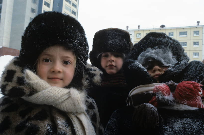 Юные жители Норильска, 1988 год